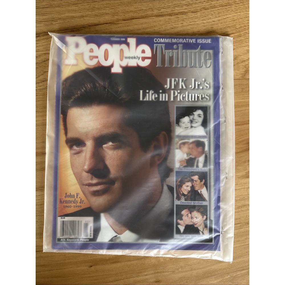 1999 Vintage "PEOPLE WEEKLY" {JOHN F. KENNEDY JR.} "TRIBUTE" Magazine, NO LABEL!